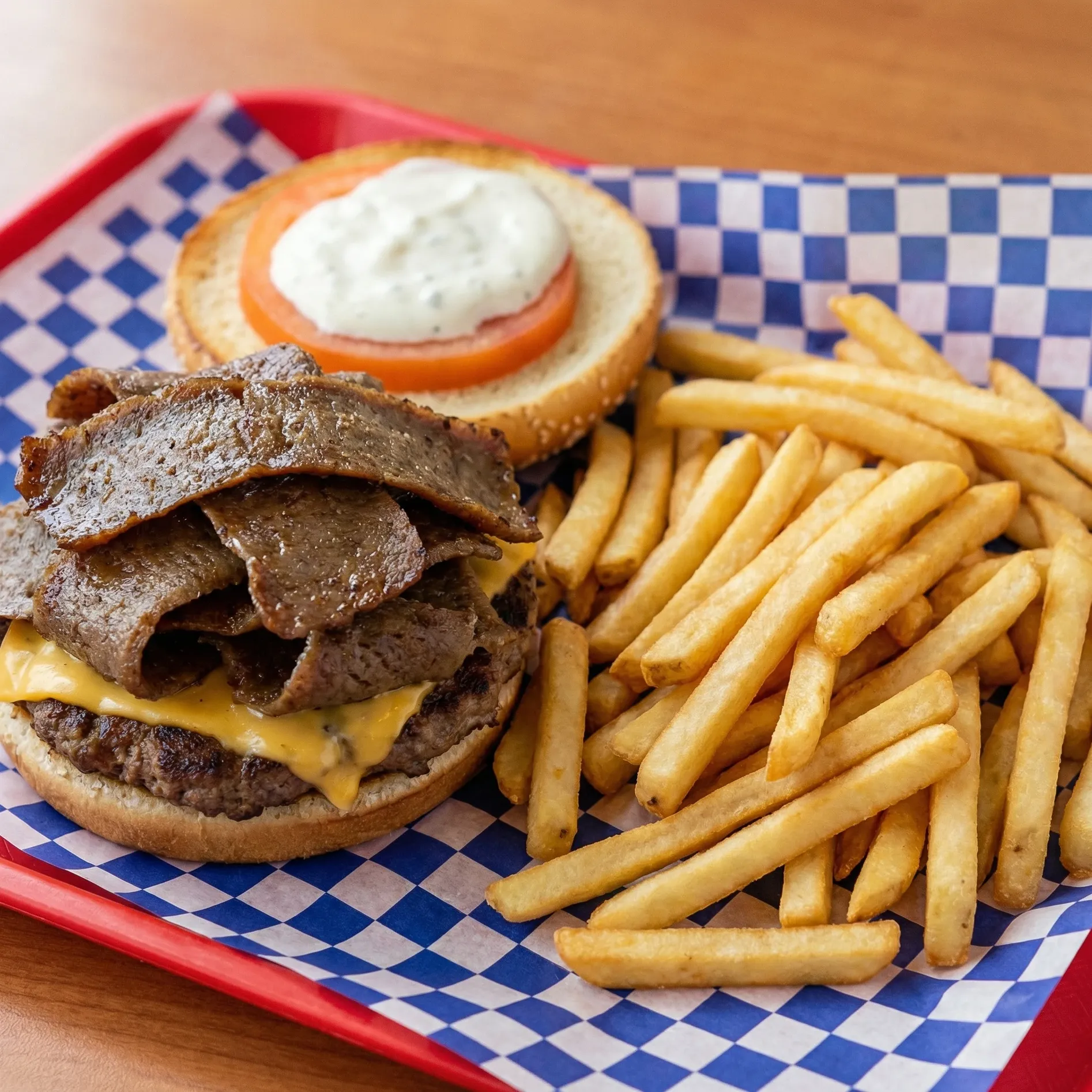 Cheese Donair at Simon King Donair & Submarine in Edmonton, AB